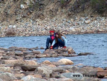 scene from river Anarjohka