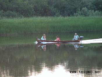 small riverboat