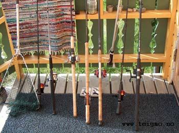 some fishing equipment