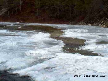 thawing river