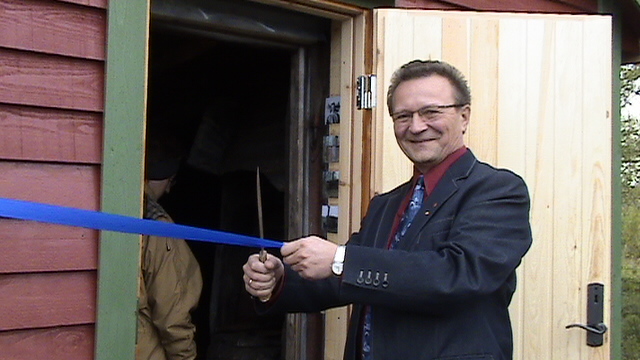Opening of blacksmith after restoration Karasjok mayor